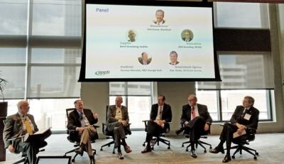 Norman Marsolan, second from left, participates in PEERS panel