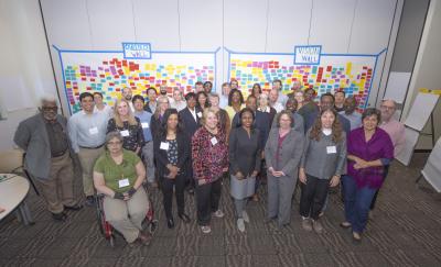 Group photo of participants of the Negotiating the Digital and Data Divide Workshop
