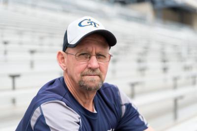 Doc Hill in Bobby Dodd Stadium 1