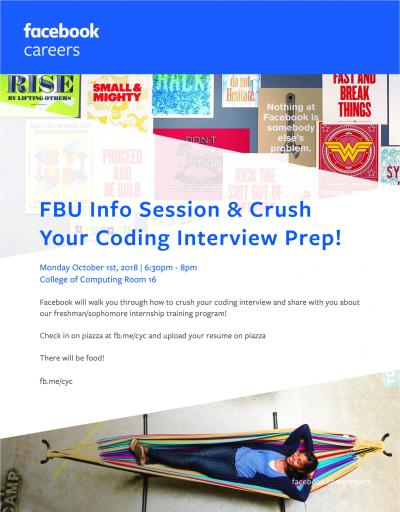 FBU Informaiton Session & Crush Your Coding Interview Prep