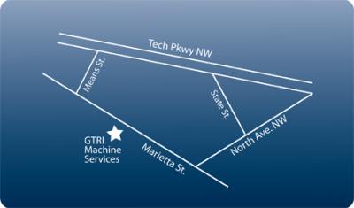 GTRI Machine Shop Map