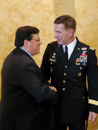 Gen. James McConville and Regents Professor Dimitri Mavris