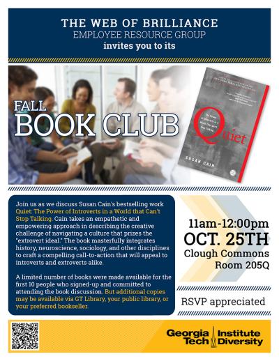 Susan Cain book club event