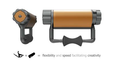 Slide Capo Guitar Accessory - Rendering