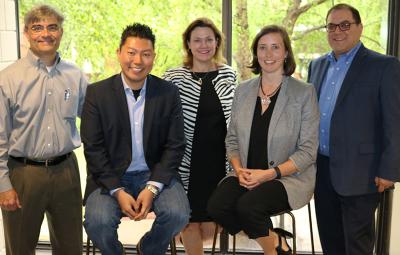 New ISyE Advisory Board Members who will serve a four-year term from 2016-2020 (l-r): Moe Trebuchon, Stan Chia, Jeanene Fowler, Dan Shinedling, Jr., and Annie Walker.