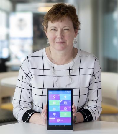 Elizabeth Mynatt with MyPath application