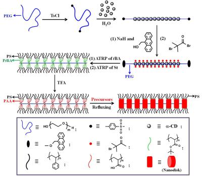 Nano-necklace schematic