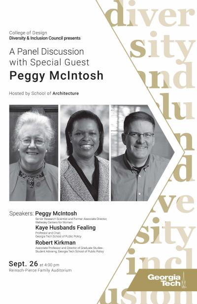 College of Design Diversity and Inclusion Council poster