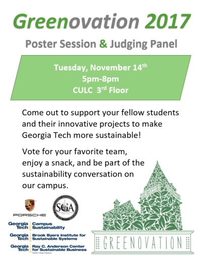 2017 Greenovation Poster