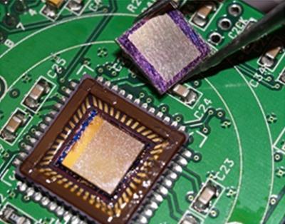 Filter on CMOS camera chip
