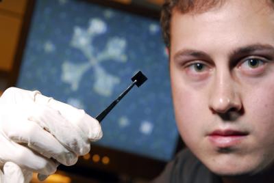 Graduate student Kevin Brenner