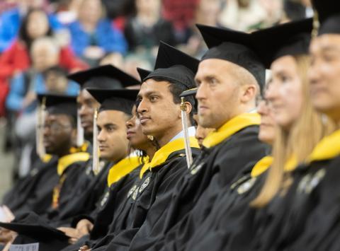 Georgia Tech students at graduation