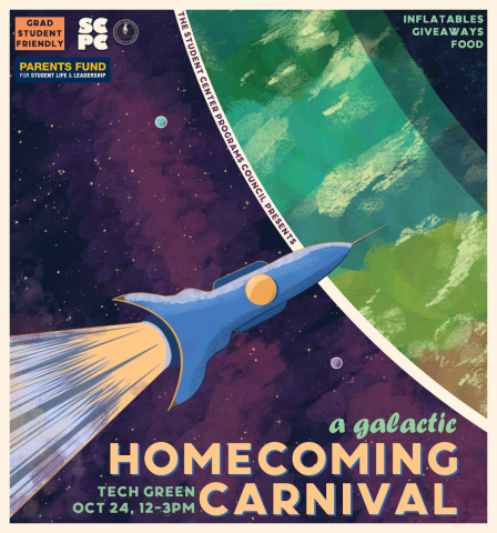 Join us for our Annual Homecoming Carnival on Tech Green!