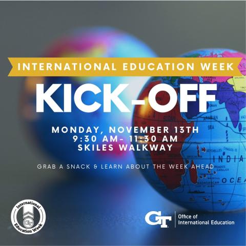 Event infographic for IEW Kickoff 11-13-2023.