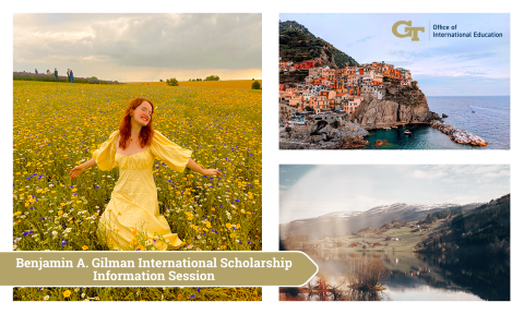 event graphic for Benjamin A. Gilman International Scholarship Information Session