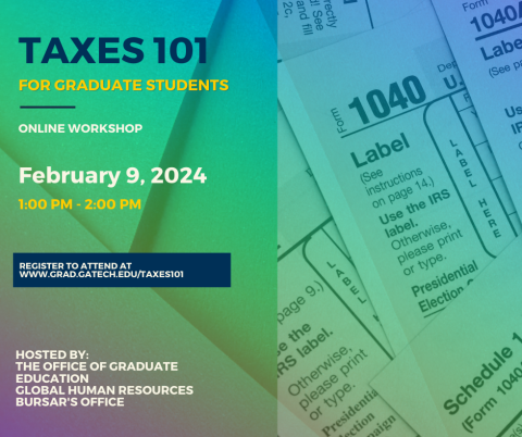 Taxes 101 for Graduate Students 