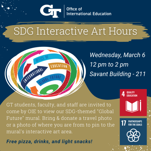 event graphic for SDG Interactive Art Hours event on 03-06-2024