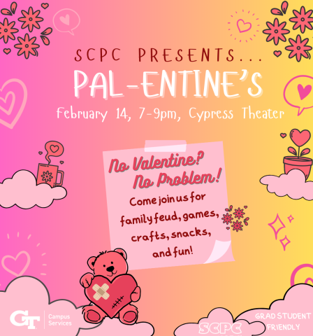 Come for fun and games on Pal-entine's Day!