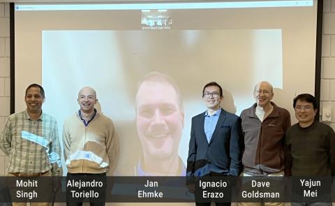 Ignacio Erazu with PhD Defense Committee