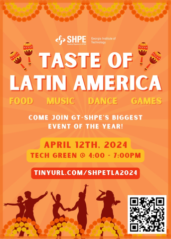 event graphic for Taste of Latin America 4-12-24