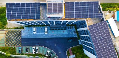 Companies are cutting emissions fastest from energy use. Falling solar prices help. CFOTO/Future Publishing via Getty Images