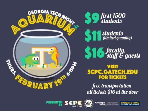 SCPC Atlanta Life presents: Georgia Tech Night at the Aquarium