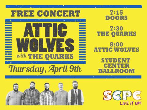 SCPC Concerts presents: Attic Wolves!