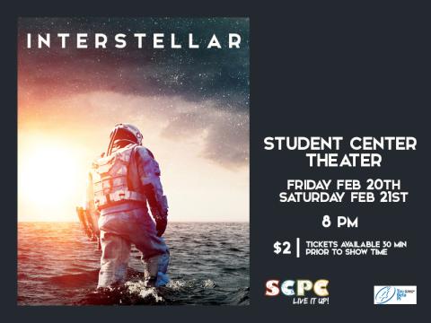 SCPC Movies presents: Interstellar!