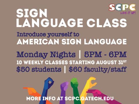 SCPC Options presents: American Sign Language!