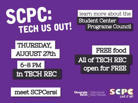 SCPC presents: Tech Us Out!