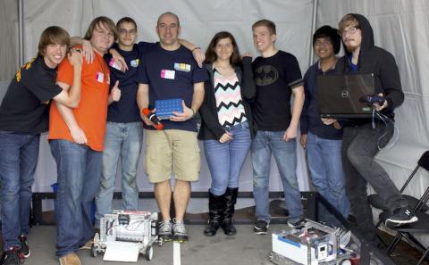 Griffin High School robotics team participated in the Exploration Expo at the Atlanta Science Festival