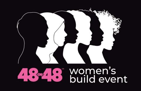 logo for Women's Build Event sponsored by 48 in 48.