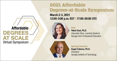 Save the date for the 2021 Affordable Degrees-at-Scale Symposium