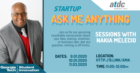 Startup AMAs (Ask Me Anything) graphic