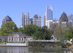 A view of Piedmont Park in Atlanta, GA.