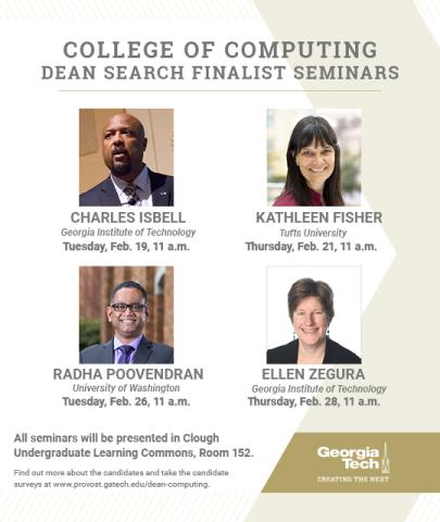 College of Computing Dean Search Seminars