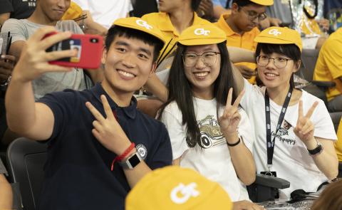Students at Convocation 2019