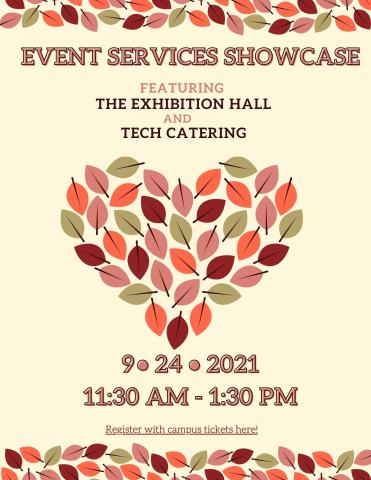 Event Services Showcase Flyer