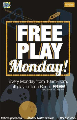 Tech Rec Free Play Monday