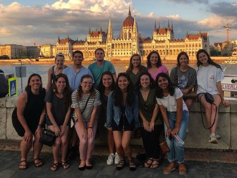 Participants of the Summer 2018 Eastern and Central Europe Study Abroad Program