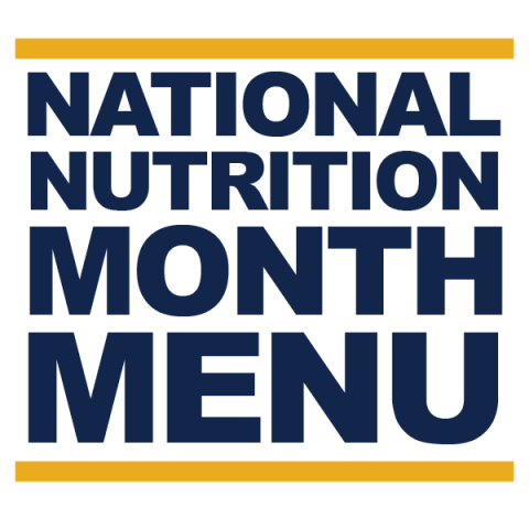 National Nutrition Month Badge