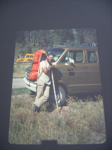 Image of an image of Miller Templeton on an ORGT trip.