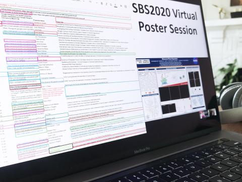 Exploring the #SBS2020 Virtual Poster Session (Photo: Jess Hunt-Ralston).