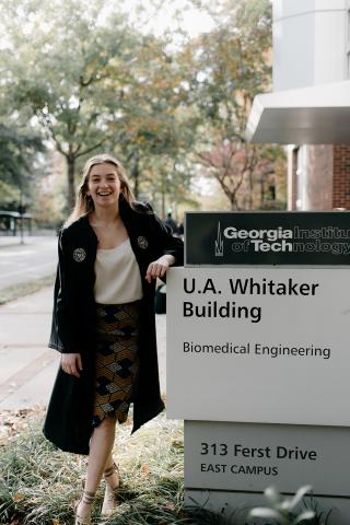 Sarah Bush, 2018 biomedical engineering graduate