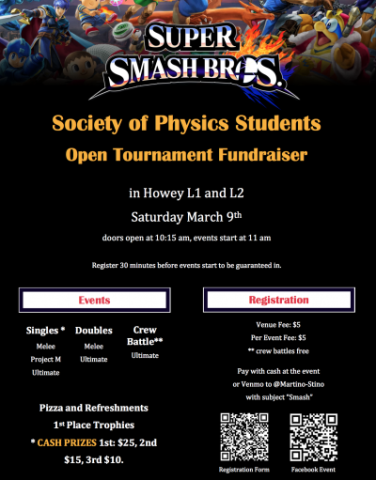 Super Smash Brothers Tournament Flyer