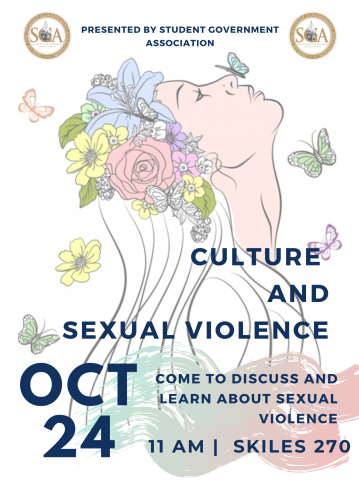SGA Sexual Violence Discussion Flyer