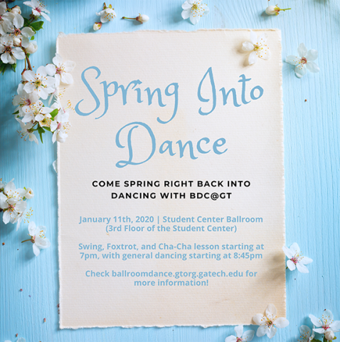 Spring into Dance Flyer