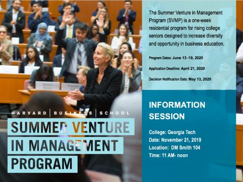 Summer Venture Info Session