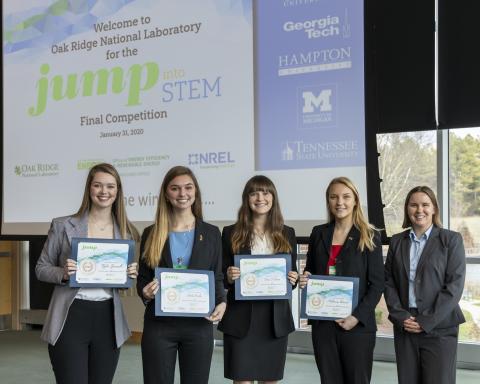 An interdisciplinary team of students from Georgia Tech won the 2020 JUMP into STEM competition at Oak Ridge National Laboratory