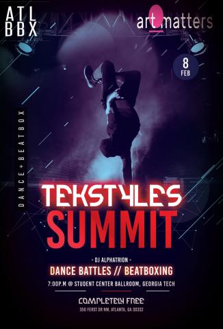 TekStyles Summit February 8 2020 at the Georgia Tech Student Center Ballroom